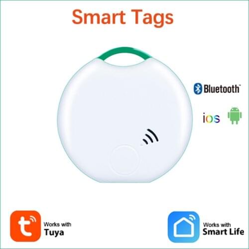 Tuya Smart Tracker Mini Anti-loss Wireless Track Device Animal Kid Document Anti-loss Tracker Dog Smart Key Tag Locator Track