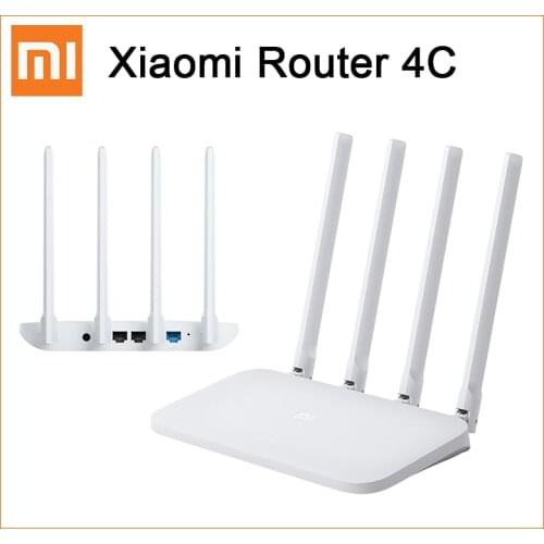 Xiaomi Wifi Router 4C Wifi 64 RAM 802.11 b/g/n 2.4G 300Mbps 4 Antennas Smart APP Control wireless Mi Router For home office