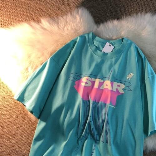 Hip Hop Style Women T shirts European American Style Short Sleeve O Neck T shirt Femme Cotton Spandex Tops for Women