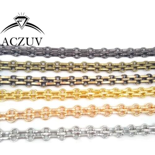 10m Lot 12mm Thick Three Rows of Watch Iron Chain Necklace Findings Shoulder Bag Purse Chain Handbag Hardware Accessories