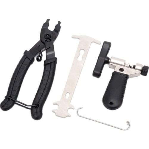 Bicycle Tool Kit 3 Pcs Bike Link Pliers Bicycle Open Close Chain Buckle Removal Tool Link Pliers Carbon Stee Bicycle Repair Tool
