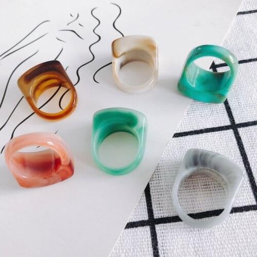 DIY jewelry accessories fresh and transparent halo dyeing faceted ring jewelry accessories materials