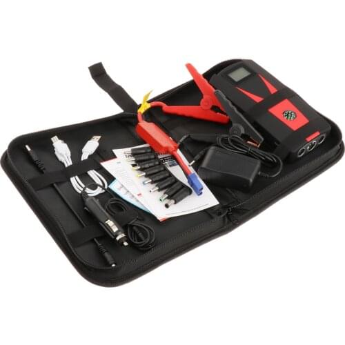 Car Jump Starter 12000mAh USB Power Bank w/LED Flashlight Battery Charger UK