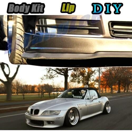 Car Bumper Lip Front Spoiler Skirt Deflector For BMW Z3 E36 E36/7 1995~2002 Tune Car Modified Body Kit VIP Hella Flush Lips
