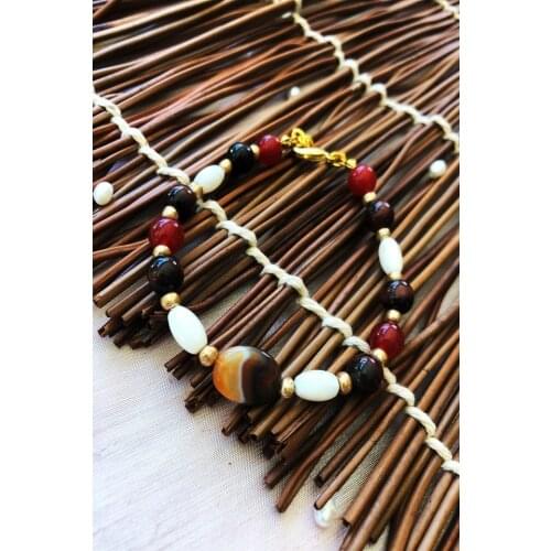 Dr Stone Natural Stone handmade African collection Women 'S agate and sed 439746156