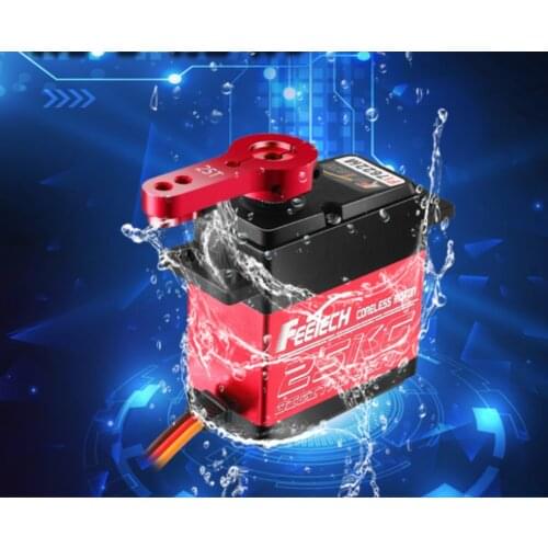 Feetech 25kg Waterproof Metal Gear High Voltage High Torque Digital Coreless Servo Motor Robot UAV Hobby Education