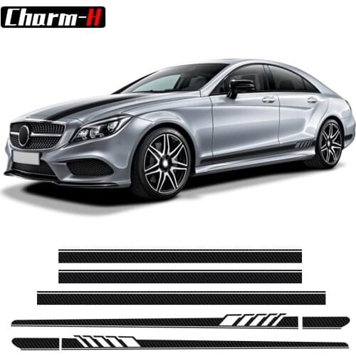 Edition 1 Door Side Stripes Skirt Sticker Decal For Mercedes Benz CLS Class W219 C219 W218 C218 X218 C257 CLS63 AMG Accessories