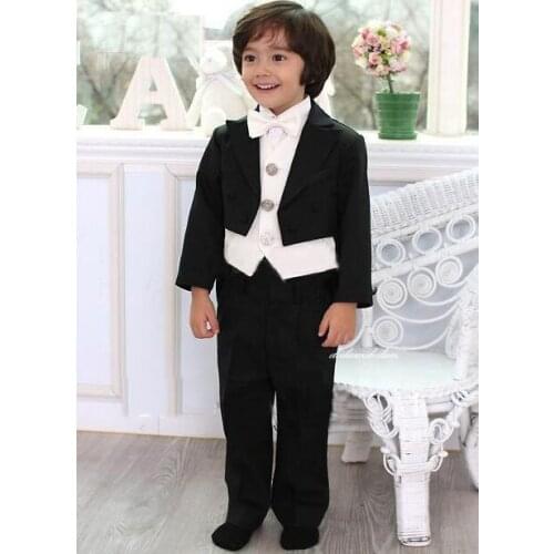 Top sell/Free shipping/Custom made Kid Clothing New Style Complete Designer Boy Wedding Suit/Boys' Attire(Jacket+Pants+Tie+Vest)