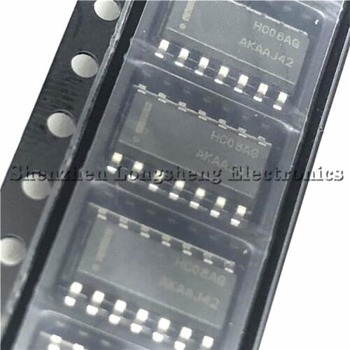 20PCS/LOT NW MC74HC08ADR2G HC08AG HC08 SOP-14 Logic chip