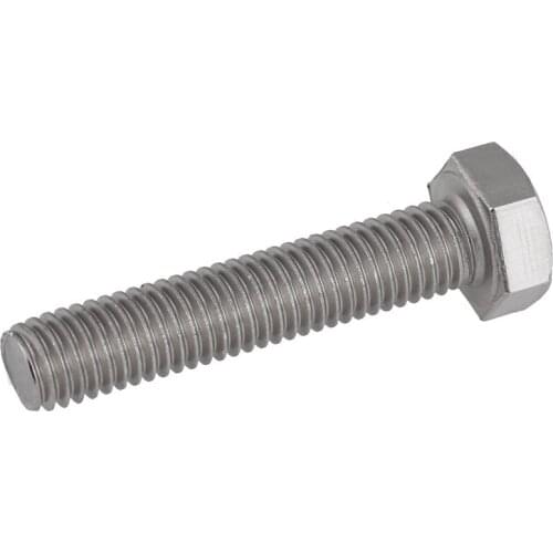 M6 316 stainless steel outer hexagonal screw/DIN933 full-tooth outer hexagonal bolt/screw 5Pcs