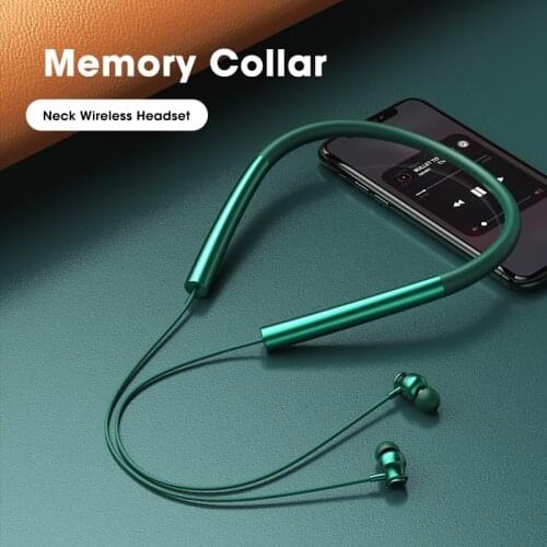 Earphone Bluetooth HiFi Stereo Magnetic Wireless Headphones Neck Band Sports 48H Long Life Waterproof Noise Canceling Earbuds