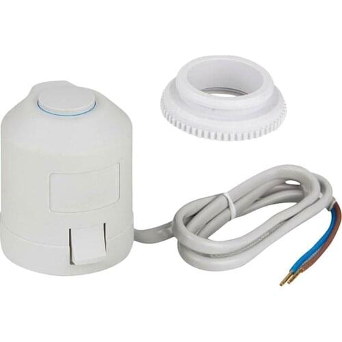 Normally Closed Thermal Actuator Floor Heating 220V M30x1.5 Adapter VA80 for Underfloor Heating Thermostat