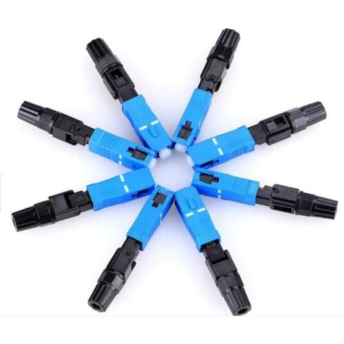 FTTH SC UPC fiber optical fast connector 100 pcs