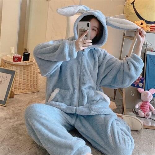 Pajamas Adults Winter Sleepwear nightwear female Anime robe Costumes Jumpsuit pajamas for women pijama feminino inverno new