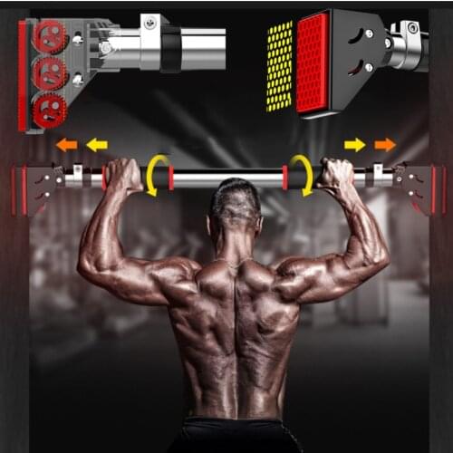 Door Horizontal Steel Adjustable Training Bars For Home Sport Bar Workout Pull Up Arm Training Sit Up Bar Fitness Push Up Equipm