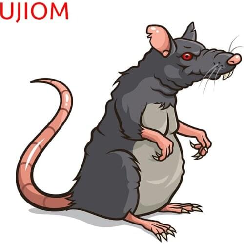 UJIOM Rat Vinyl Wallpaper Decoracion Para Sala Bathroom Kitchen Decorative Decals Home Office Bedroom Accessories Decor Poster