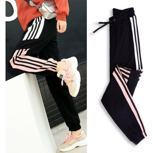 Women Harajuku Sweatpants Wide Leg Trousers Plus Size High Waist Joggers Pants Streetwear Korean Casual Pant Femme Fall