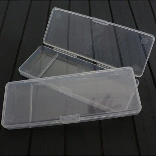 1PC Toolbox Plastic Transparent Organizer knife Jewel Bead Case Cover Container Storage Box for Jewelry Pill Hardware tool parts