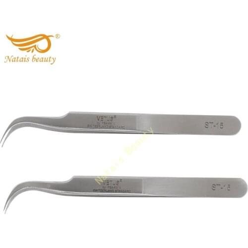 10pcs/lot Vetus Stainless Steel Tweezers Eyelash Extension Tweezers Free Shipping
