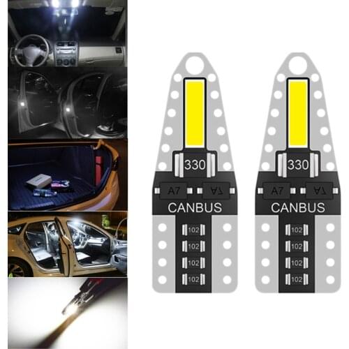 2Pcs 168 194 Lamp W5W T10 LED Car Interior Light for Mitsubishi Outlander ASX l200 Lancer 9 Pajero 4 Sport Eclipse Cross Galant