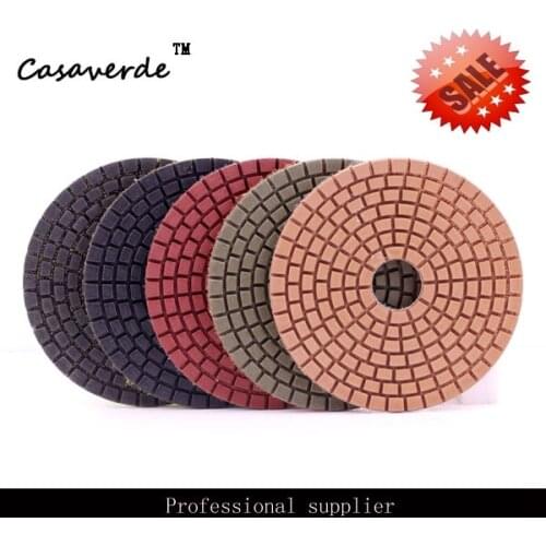 4 inch 100mm granite wet diamond polishing pads for wet polishing granite