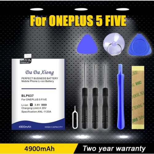 BLP637 4650mAh Phone Battery For Oneplus 5 5T One Plus 1+5 5T Battery Replacement High Quality