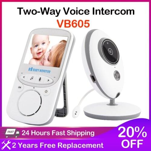 Baby Monitor Wireless Video Nanny Baby Camera intercom Night Vision Temperature Monitoring Cam babysitter nanny baby phone vb605
