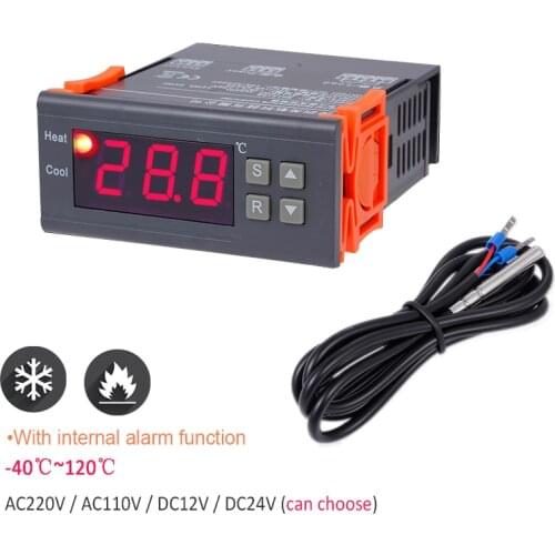 LED Digital Thermostat Regulator Temperature Controller Thermoregulator Relay Heating Cooling temperature control switch