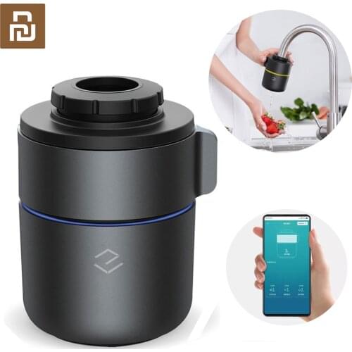 Youpin Yimu Black Intelligent Monitoring Faucet Water Purifier Filter Kitchen Bathroom Filters For House Kitchen
