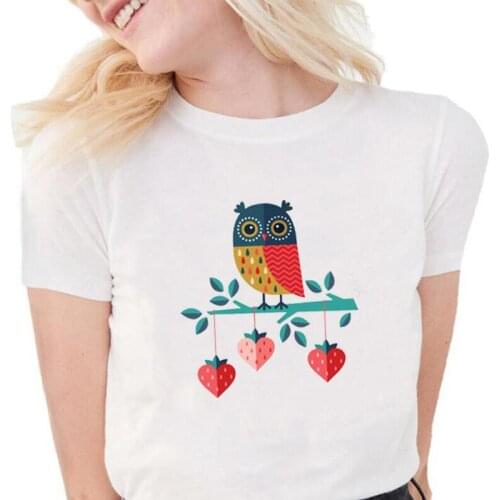 Harajuku Shirt T-shirt Summer Hipster Tee Shirt Femme Cute Cartoon Print T Shirt Women Tops Short Sleeve Casual Camiseta Mujer