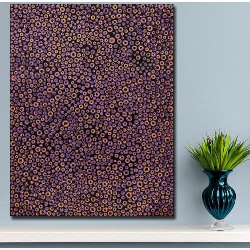 Print Oil Painting Wall painting Yayoi Kusama Infinity Double Dots Home Decorative Wall Art Picture For Living Room Painting