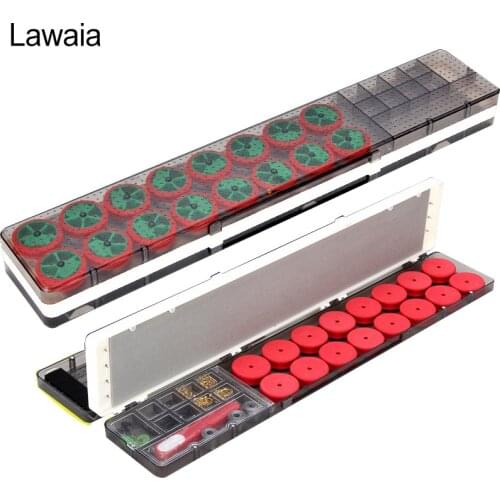 Lawaia Fishing Tackle box 55cm Three-layer Multi-function Float Box Main Fish Line Box Fish Float Fishing Supplies Tool