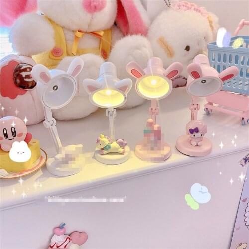 Mini LED Desk Lamp Reading Lamp Flexible Touch Control Table Lamp 2W Eye-Care RGB Bedside Light For Bedroom Office