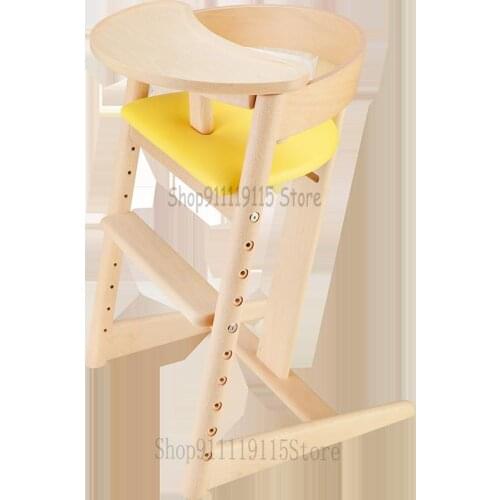 Baby Dining Chair Children Dining Chair Multifunctional Baby Chair Dining Table Chair Learning Chair Solid Wood