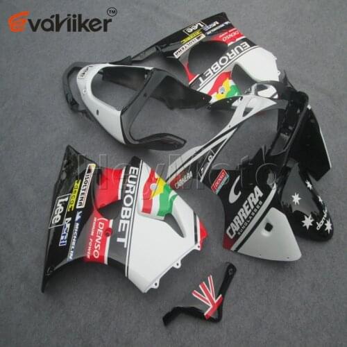 ABS Plastic fairing for ZX6R 2000 2001 2002 00 01 02 white black ZZR600 2005 2006 2007 2008 05 06 07 08 Injection mold H2