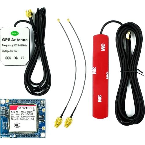 EU Network SIM7100CE SIM7100C SIM7100 4G Module Development Board + Antenna for Arduino Raspberry Pi Android Linux Windows