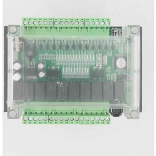 PLC industrial control board compatible with FX1N24MR MT online download monitoring text analog quantity power failure to mainta