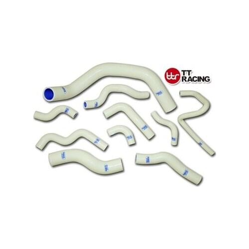 SA1602CWH- For Nissan 200SX/180SX RPS13 S14 S15 SR20DET Silicone Radiator Hose Kit White