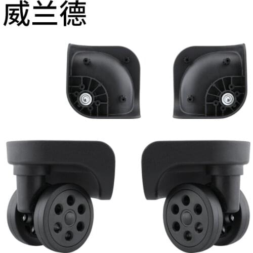 Suitcase Replacement Mute Universal Wheel Luggage Accessories Trolley Case Parts Password Box Removable Repair Suitcase Casters