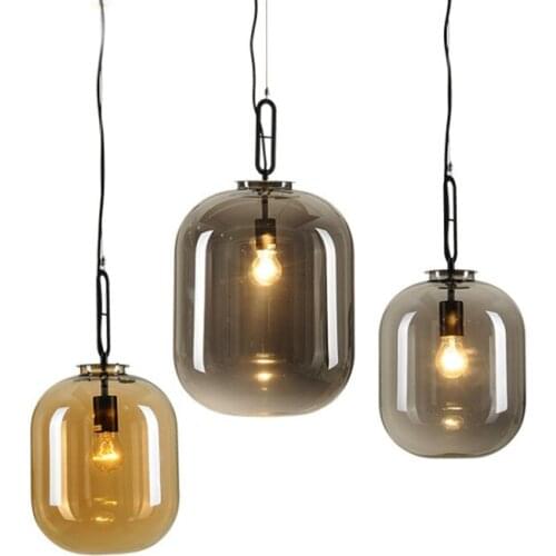 Modern Simple Disnger Glass Pendant Lamp Fixture New Lights For Dinning Room Home Living Room Art Decor Pendant Lighting B137