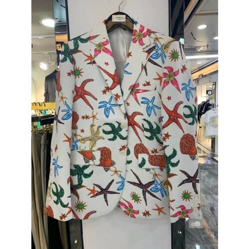 Zk545 Fashion mens Coats & Jackets 2021 Runway Luxury famous Brand European Design party style mens Clothing