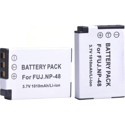 1010mAh NP-48 NP48 Battery Pack for Fujifilm XQ1, XQ2 Digital Camera and NP 48 Battery