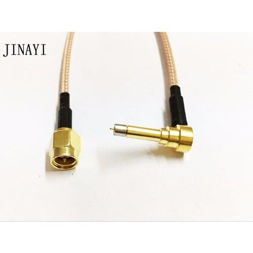 2pcs/lot SMA Male TO MS156 C2 Male test probe 3G Modem Connector Adapter RG316 Cable 20cm for LTE Yota One LU150/Huawei E1550