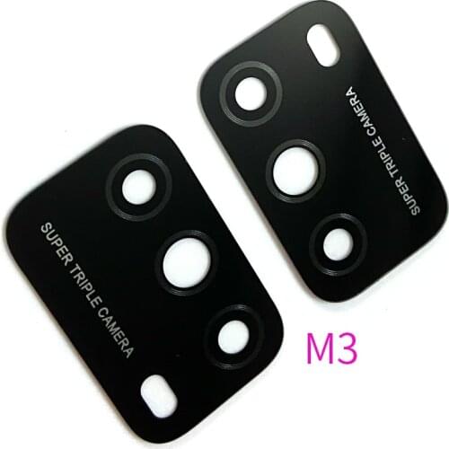 20PCS For Xiaomi MI POCO M3 Rear Back Camera Glass Lens Cover with Adhesive Sticker