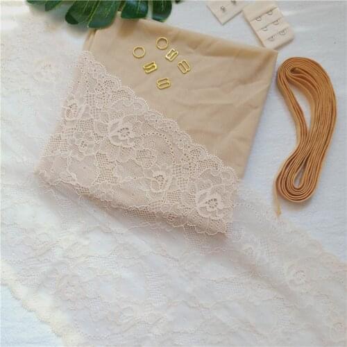 Semi-finished Underwear Accessories Shoulder Buckle Fabric Lace Accessories Handmade Suit