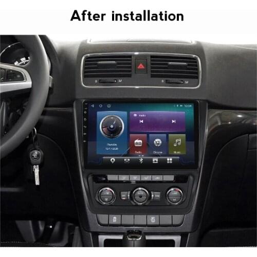 Android 11 DSP 2Din Car Stereo For Skoda Yeti 5L 2009-2014 Multimedia Video IPS Touch Screen 4G Wifi Speaker MP5 Audio Radio RDS