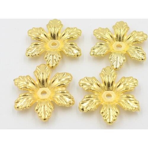 Free Shipping 25mm 50Pcs Color Gold Craft ABS Imitation Pearls Beautiful Flower Pearls Resin Scrapbook Beads For Diy