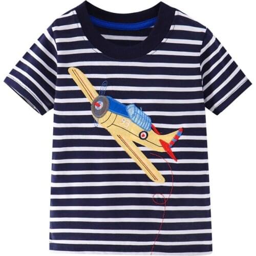 Funnygame Toddler Summer T shirts Cartoon Printed New 2020 Baby Cotton Clothing Casual Tees Tops Boys T shirts