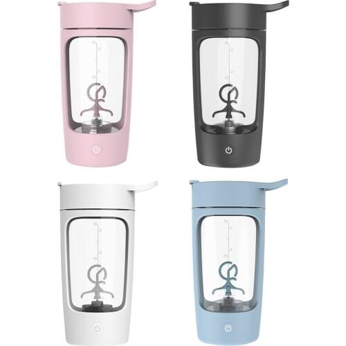 Premium Electric Protein Shaker Bottle, Tritan - BPA Free Mixer Cup