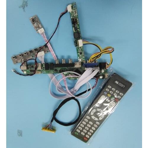 Kit for LTM230HT05 DIY CVBS LED LVDS 30pin USB LCD TV AV Panel monitor VGA HDMI 1920X1080 Controller board 23"